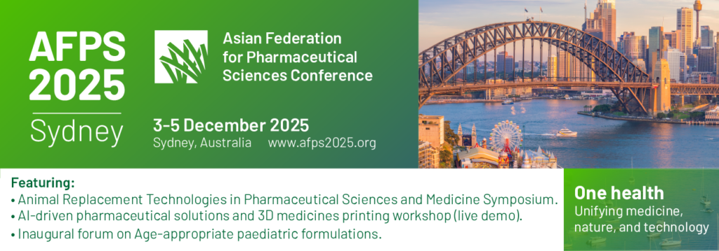 Conference Program - Asian Federation for Pharmaceutical Sciences